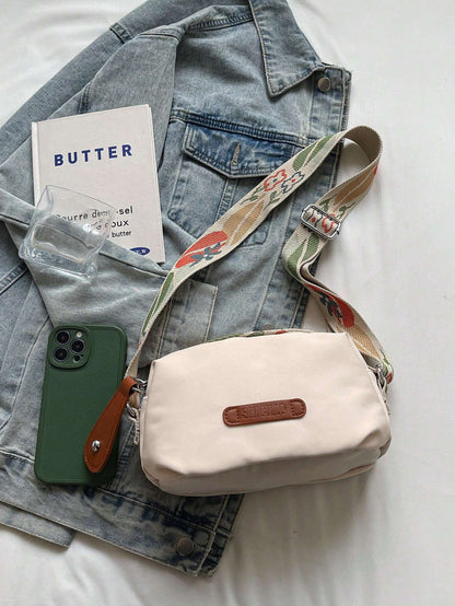 Bolsa Transversal Feminina de Ombro Bege – Doce Malícia