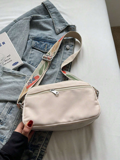 Bolsa Transversal Feminina de Ombro Bege – Doce Malícia