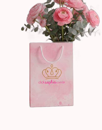 Sacola de presente triplex 15×20