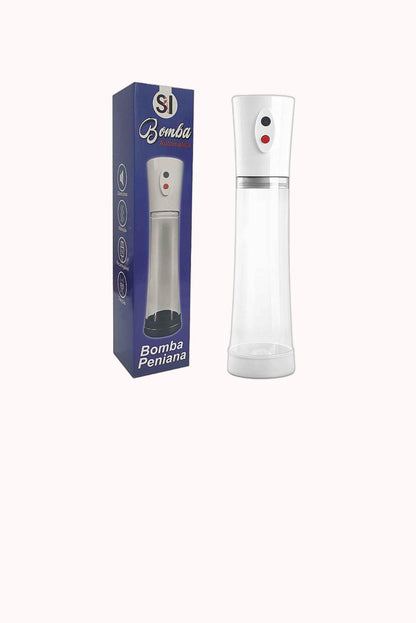 Bomba Elétrica Peniana Recarregável – 3 Anéis de Silicone – Doce Malícia