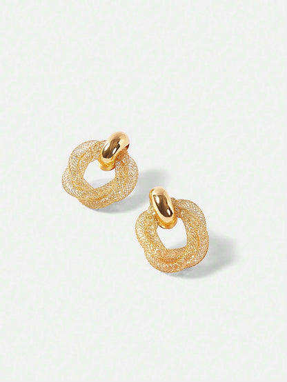 Brinco Feminino Dourado – Doce Malícia