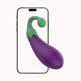Bullet em Formato de Berinjela / Vegetais – À Longa distância App – 9,6 x 3,1cm – Doce Malícia