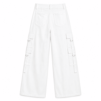 Calça Catherine Cargo Alfaiataria - Branco