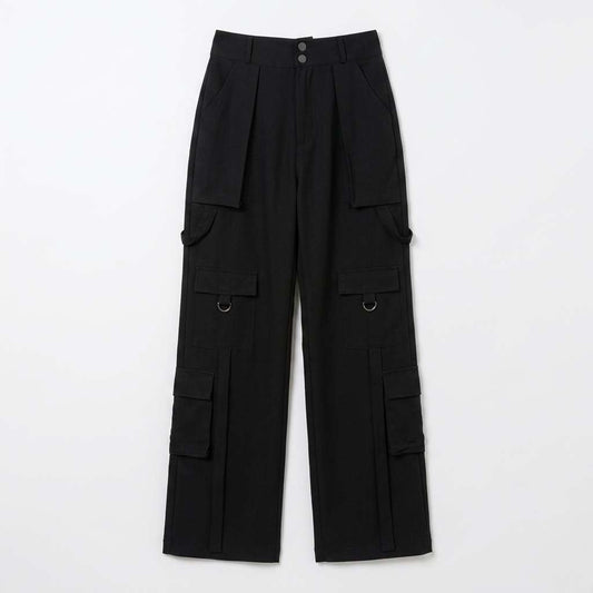 Calça Catherine Cargo Alfaiataria  - Preto