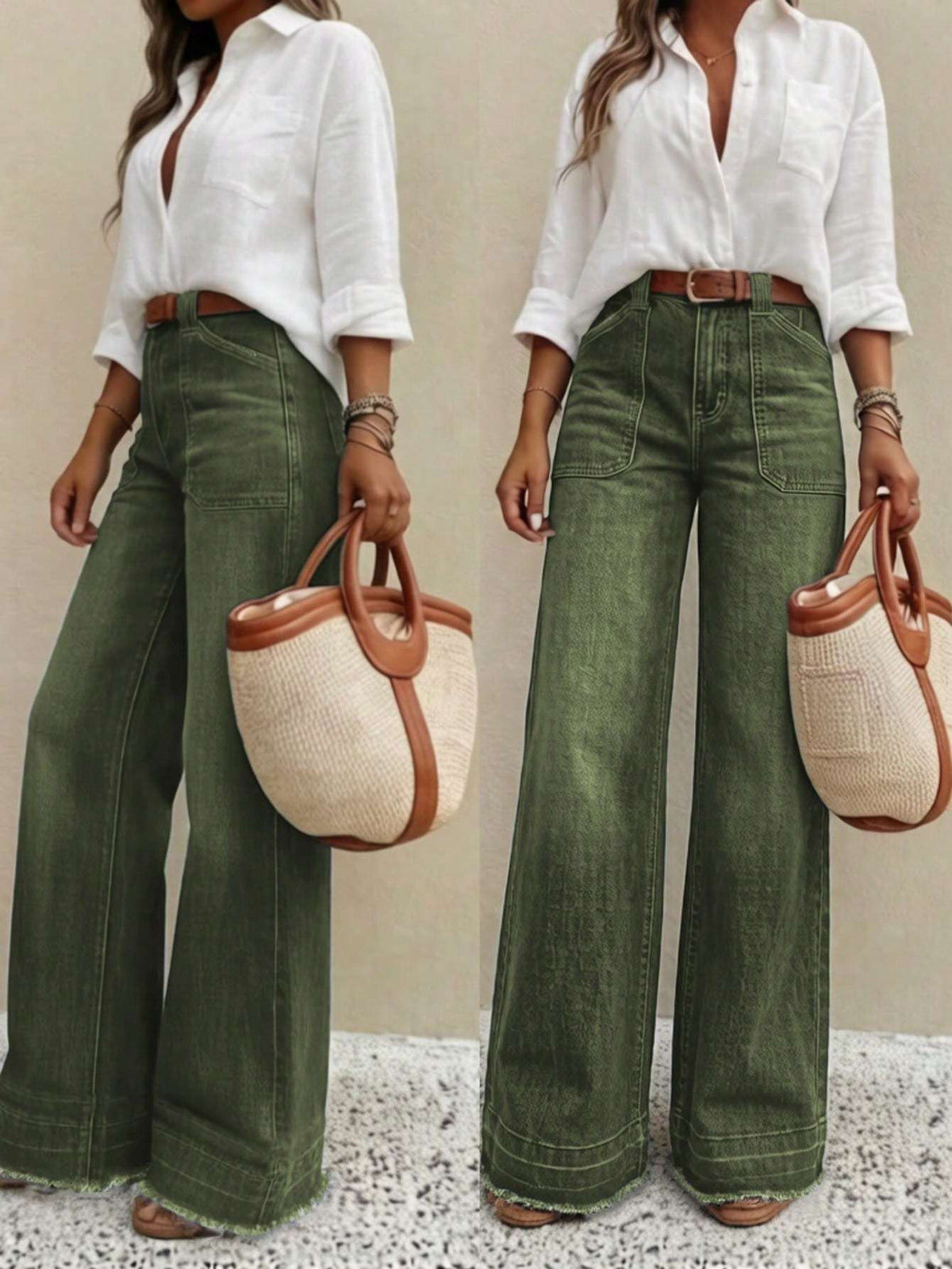 Calça Pantalona Cintura Alta – Doce Malícia