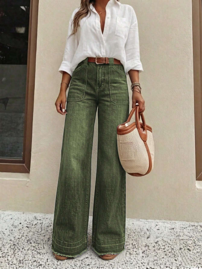 Calça Pantalona Cintura Alta – Doce Malícia — Doce Malícia