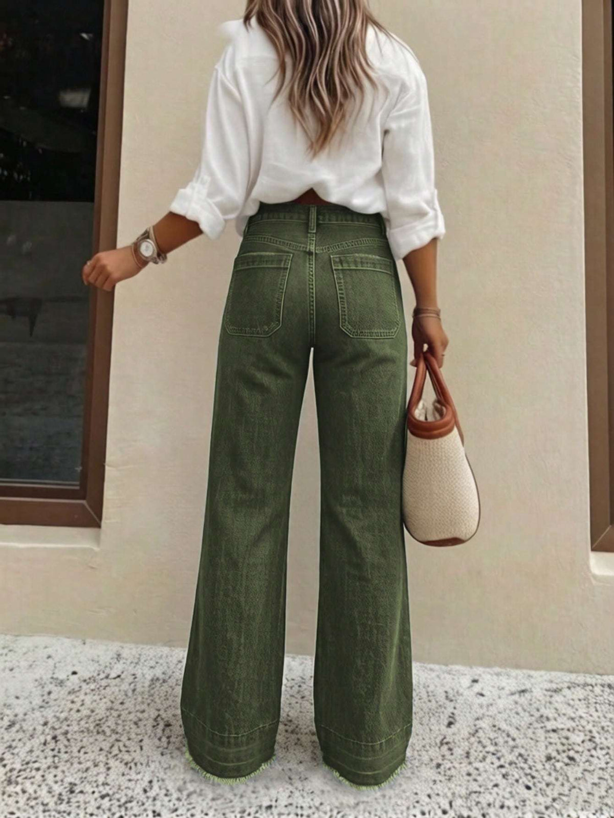 Calça Pantalona Cintura Alta – Doce Malícia