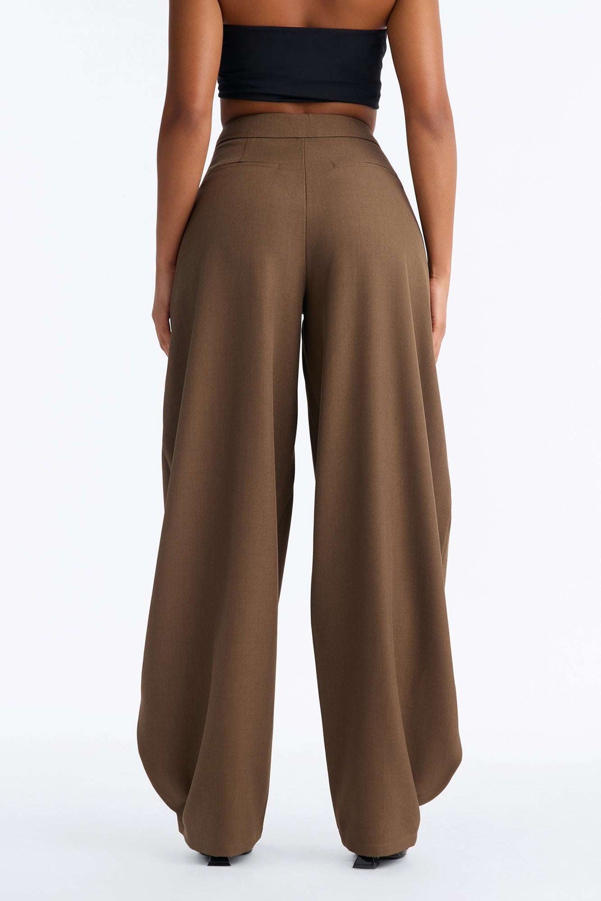 Calça Feminina Alfaiataria Plissado Vermelho – Doce Malícia