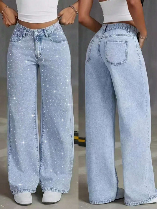 Calça Jeans Feminina Strass – Doce Malícia