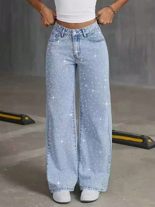 Calça Jeans Feminina Strass – Doce Malícia