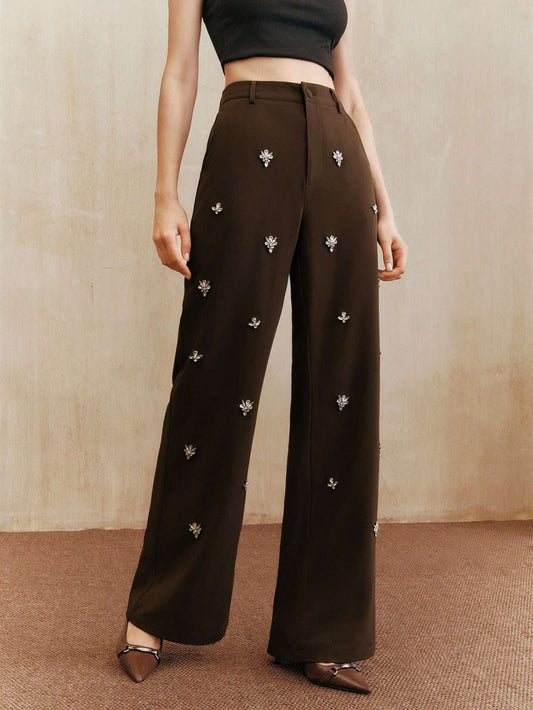 Calça Alfaiataria Feminina Cristais – Doce Malícia