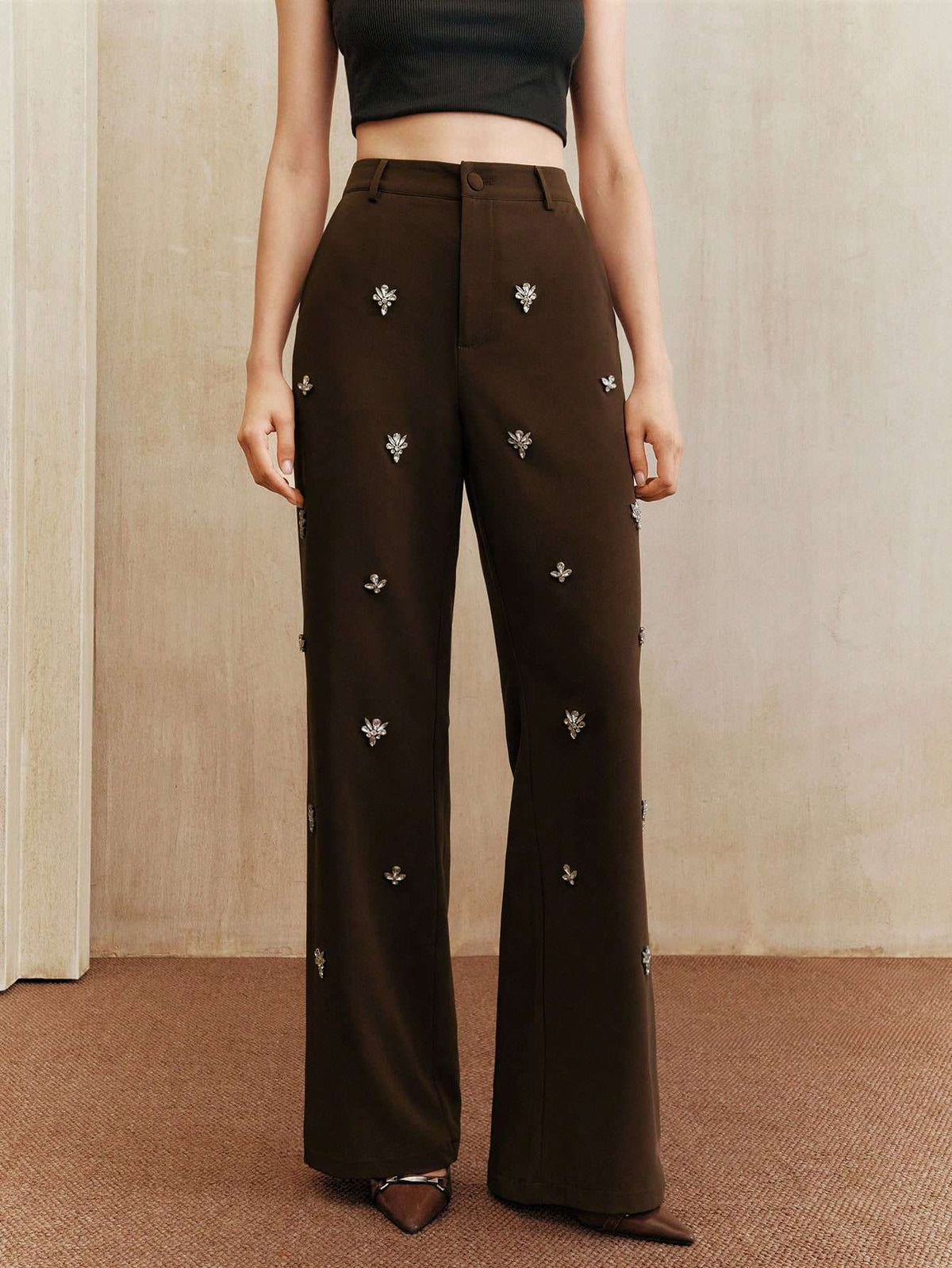 Calça Alfaiataria Feminina Cristais – Doce Malícia