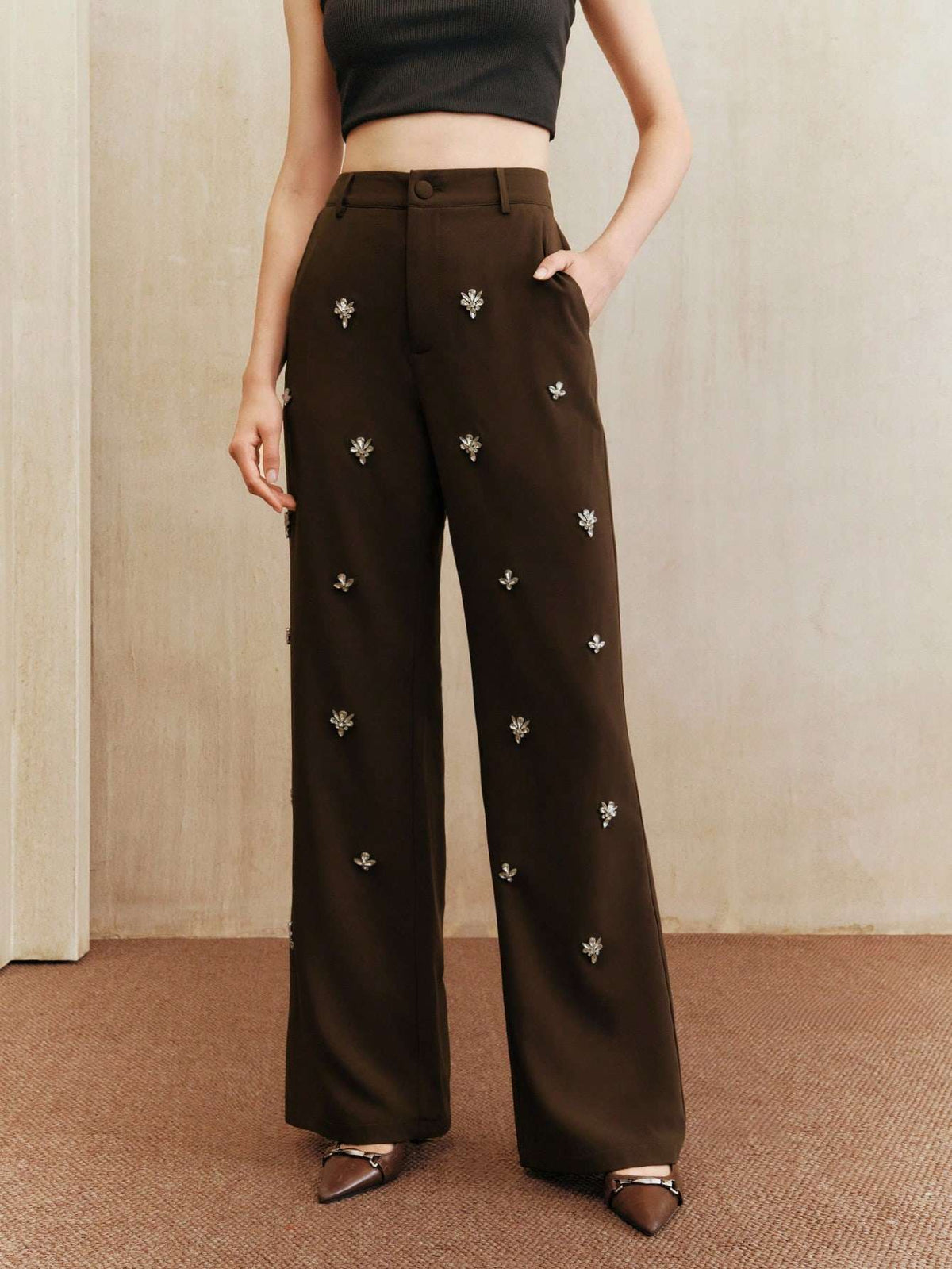 Calça Alfaiataria Feminina Cristais – Doce Malícia