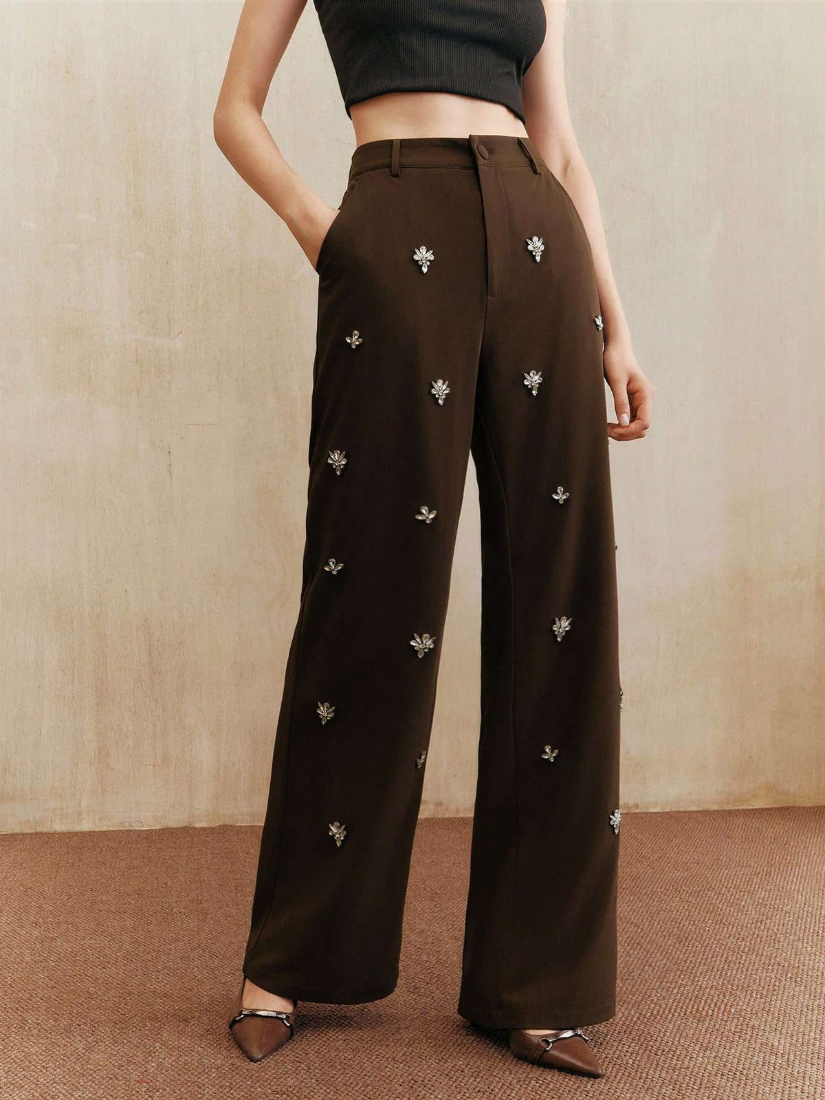 Calça Alfaiataria Feminina Cristais – Doce Malícia