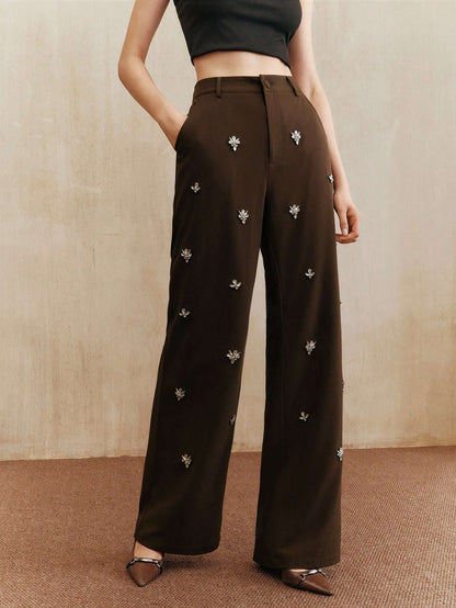 Calça Alfaiataria Feminina Cristais – Doce Malícia