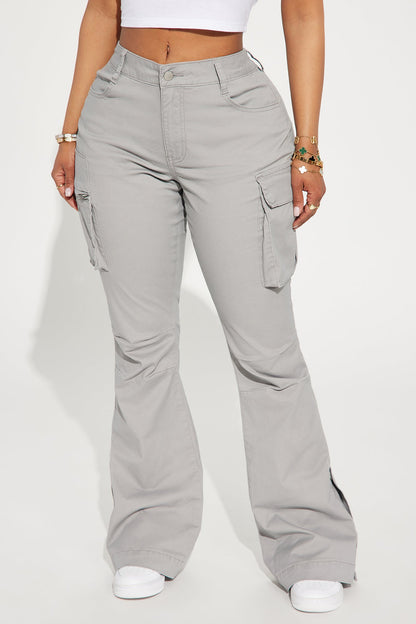 Calça Feminina Cargo Cinza – Doce Malícia