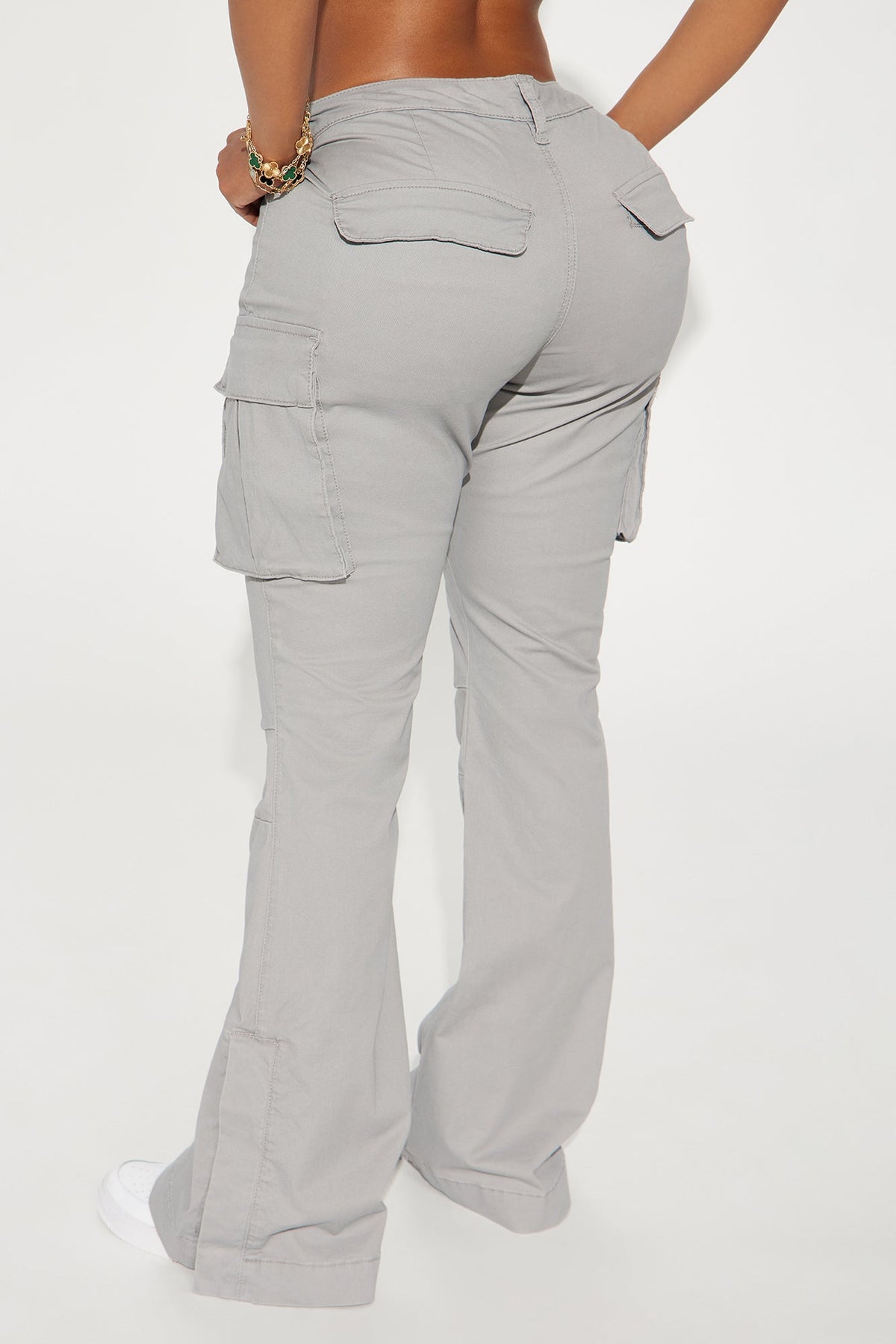 Calça Feminina Cargo Cinza – Doce Malícia
