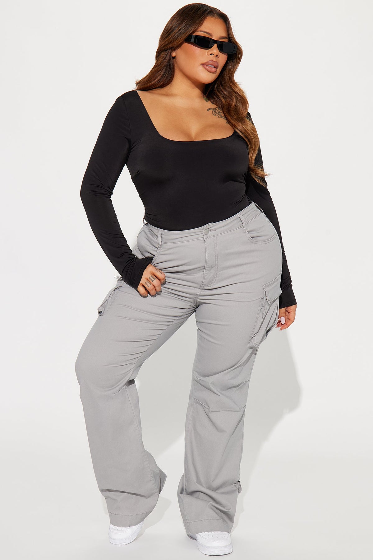 Calça Feminina Cargo Cinza – Doce Malícia