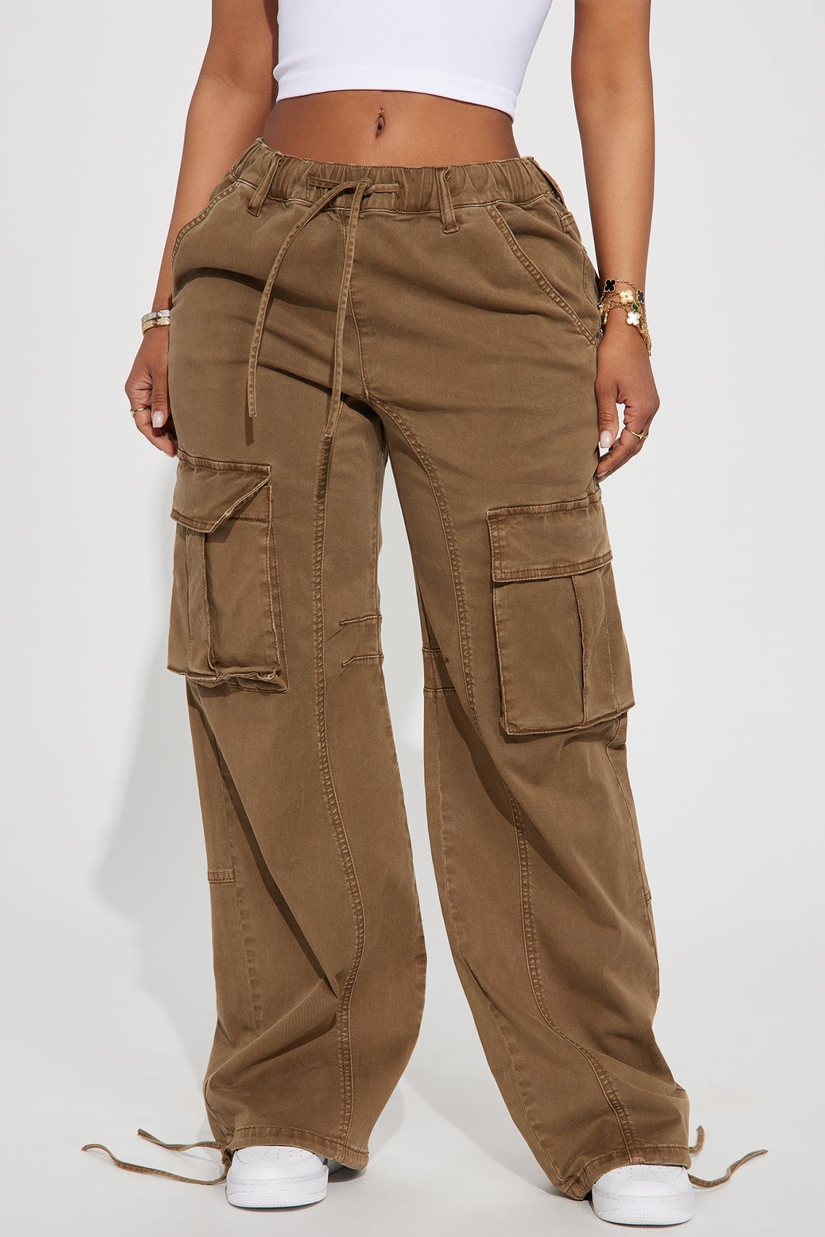 Calça Feminina Cargo Marrom – Doce Malícia