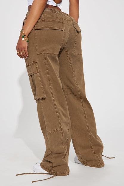 Calça Feminina Cargo Marrom – Doce Malícia