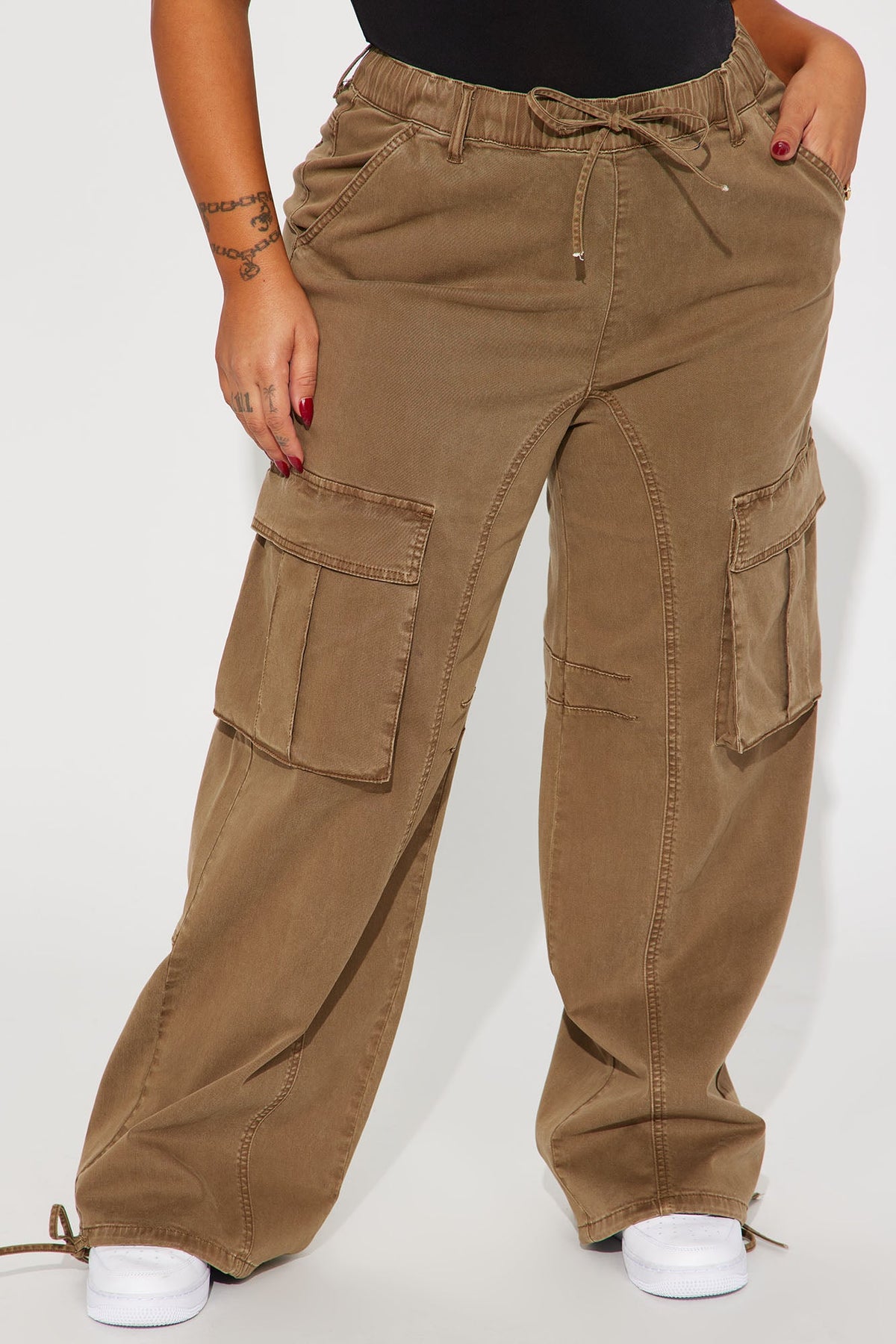 Calça Feminina Cargo Marrom – Doce Malícia