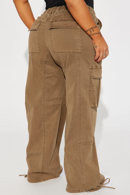 Calça Feminina Cargo Marrom – Doce Malícia