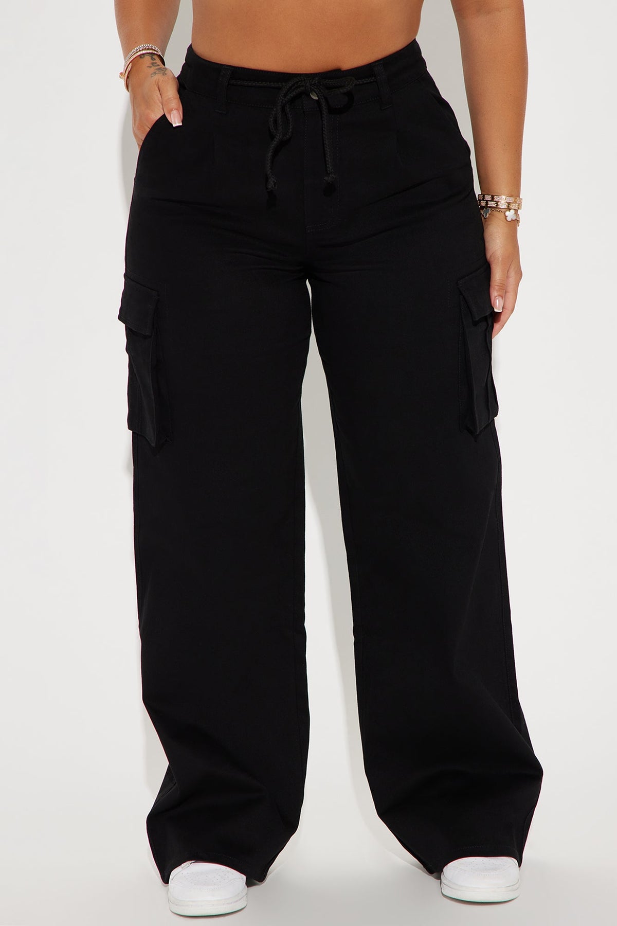 Calça Feminina Cargo Preto – Doce Malícia