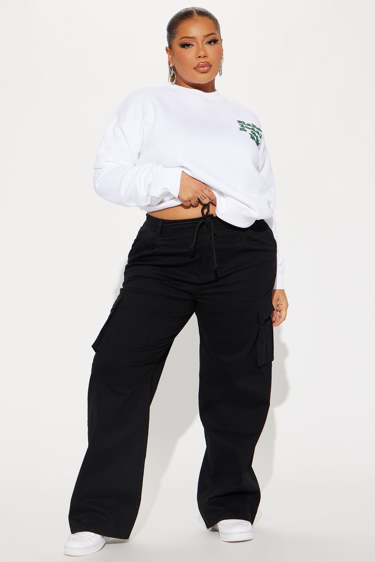 Calça Feminina Cargo Preto – Doce Malícia