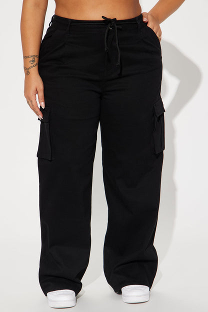 Calça Feminina Cargo Preto – Doce Malícia