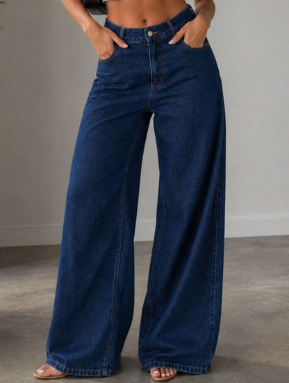 Calça Feminina Cintura Alta Azul – Doce Malícia