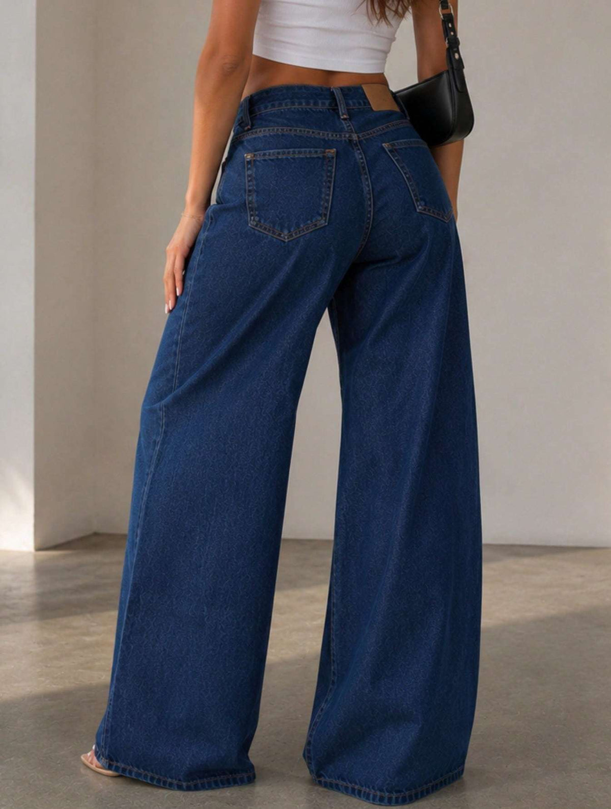 Calça Feminina Cintura Alta Azul – Doce Malícia