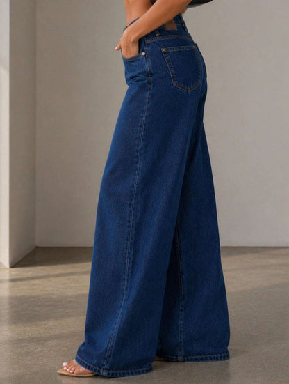 Calça Feminina Cintura Alta Azul – Doce Malícia