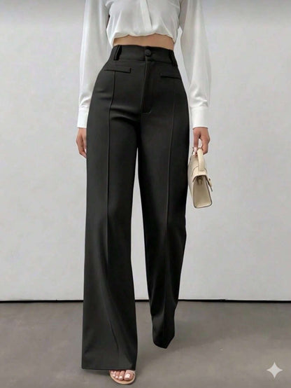 Calça Feminina Cintura Alta Preto – Doce Malícia