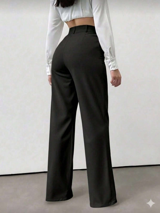 Calça Feminina Cintura Alta Preto – Doce Malícia