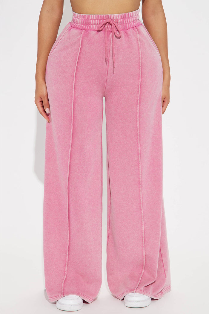 Calça Feminina Cintura Alta Rosa – Doce Malícia — Doce Malícia
