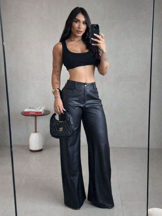 Calça Feminina Couro – Doce Malícia