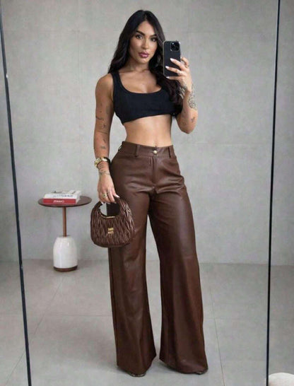 Calça Feminina Couro – Doce Malícia