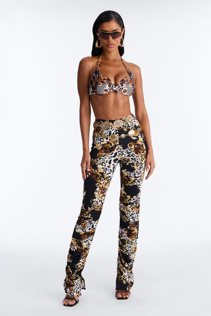 Calça Feminina Estampado Branco – Doce Malícia