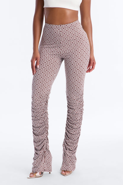 Calça Feminina Estampado Branco – Doce Malícia