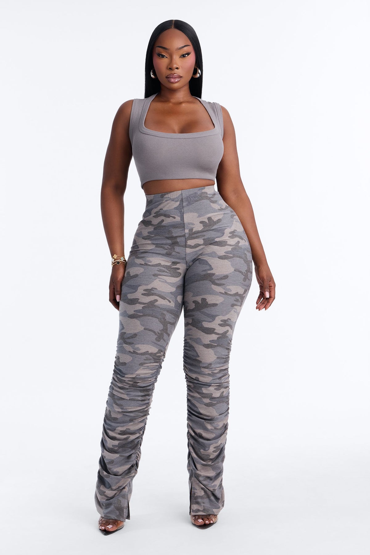 Calça Feminina Estampado Branco – Doce Malícia