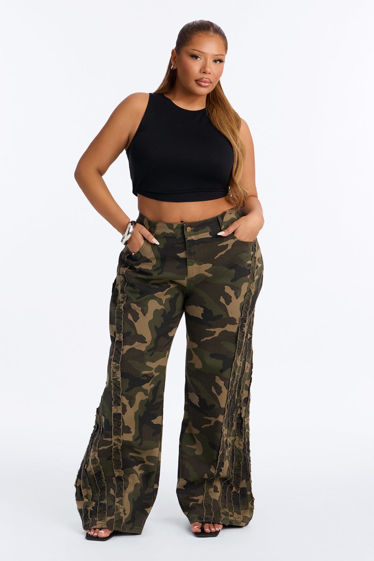 Calça Feminina Estampado Pantalona – Doce Malícia