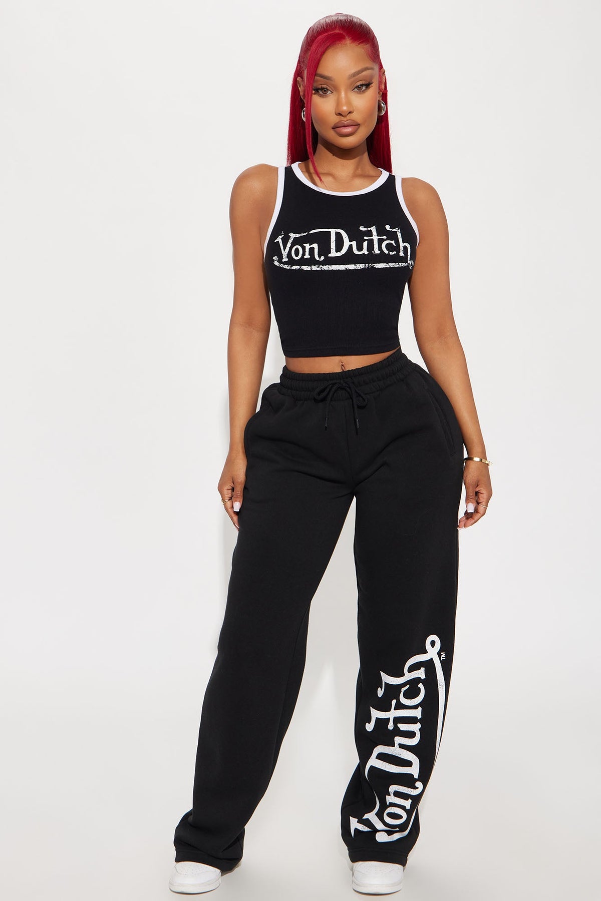 Calça Feminina Estampado Pantalona Canelado Branco – Doce Malícia
