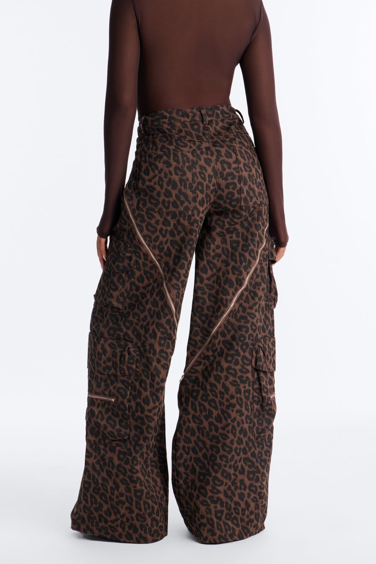 Calça Feminina Estampado Pantalona Cargo – Doce Malícia