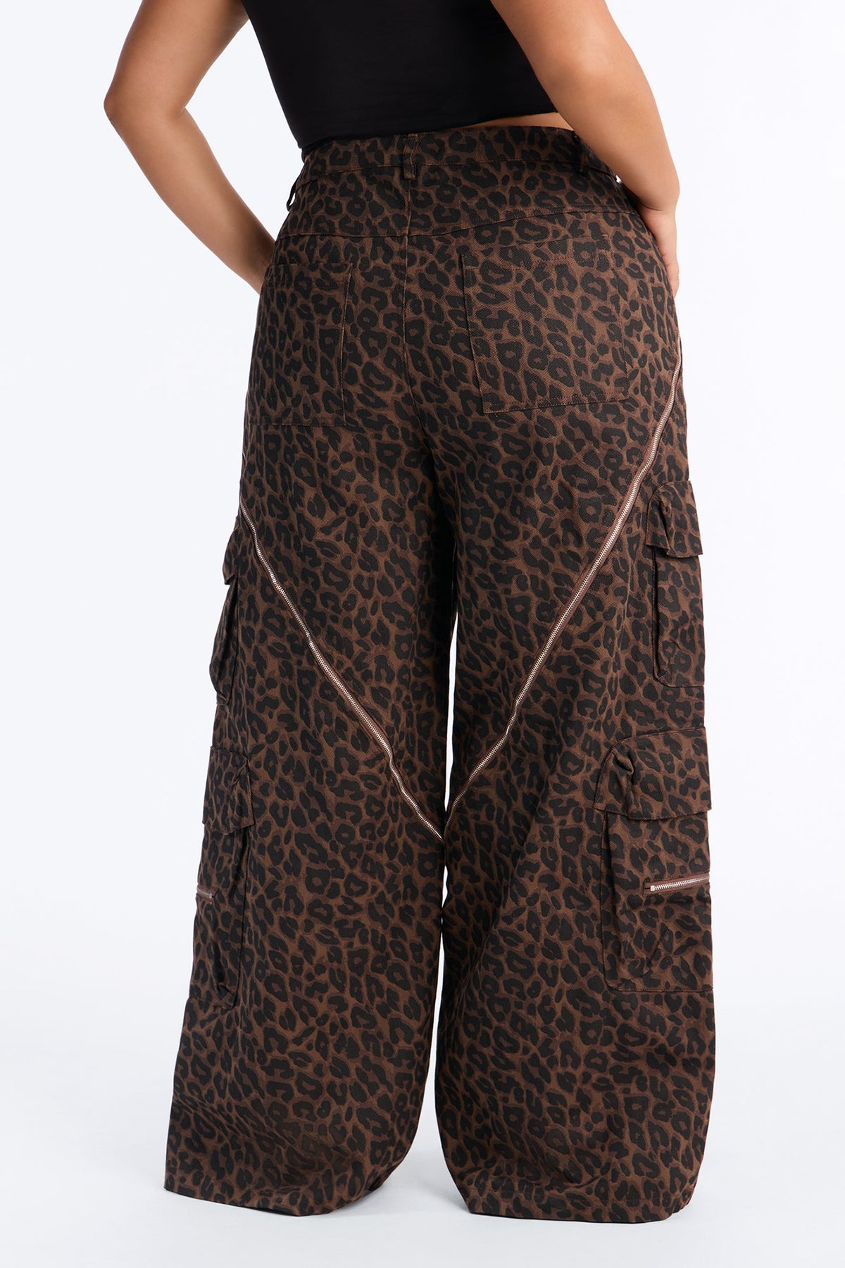 Calça Feminina Estampado Pantalona Cargo – Doce Malícia