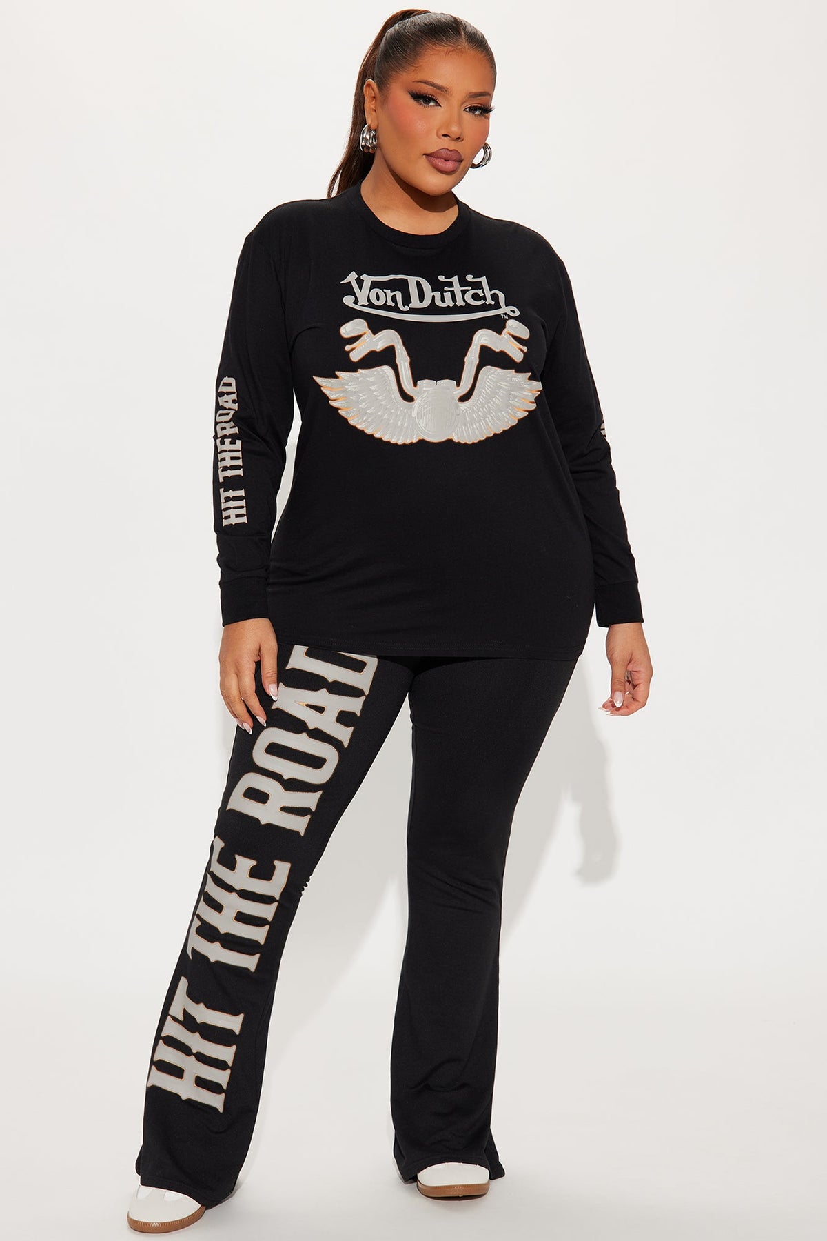 Calça Feminina Estampado Preto – Doce Malícia