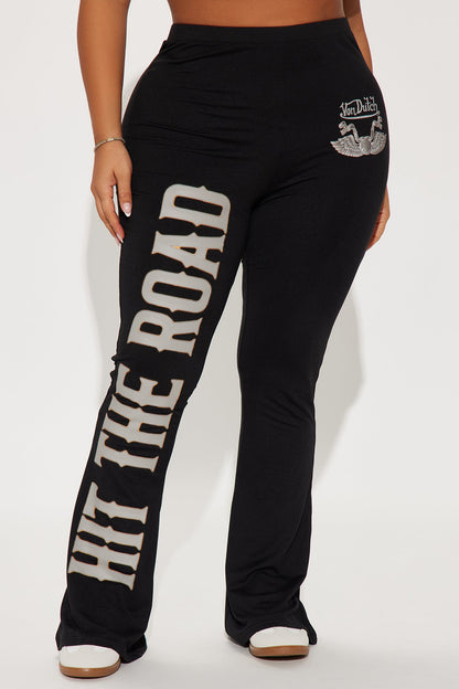 Calça Feminina Estampado Preto – Doce Malícia