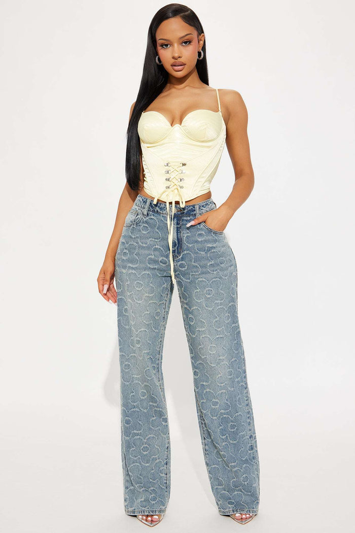 Calça Feminina Floral Pantalona – Doce Malícia — Doce Malícia