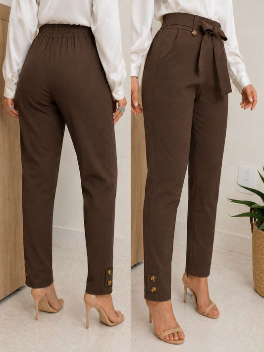 Calça Feminina Alfaiataria Cintura Alta – Doce Malícia