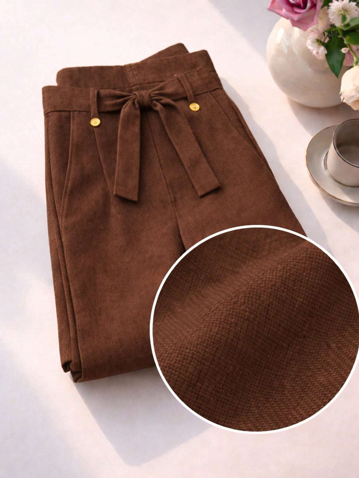 Calça Feminina Alfaiataria Cintura Alta – Doce Malícia — Doce Malícia