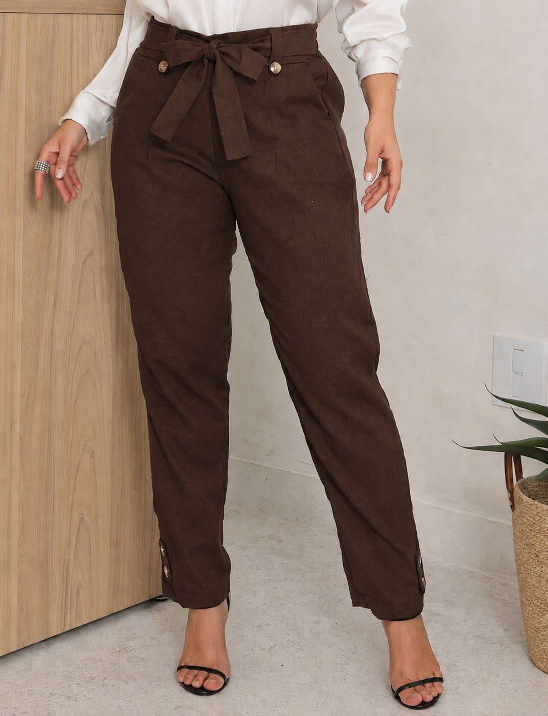 Calça Feminina Alfaiataria Cintura Alta – Doce Malícia